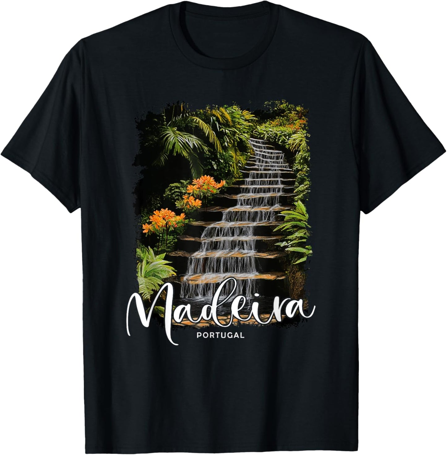 Madeira Island Portugal Vacation Souvenir Trip For Travelers T-Shirt - T-Shirt | Black