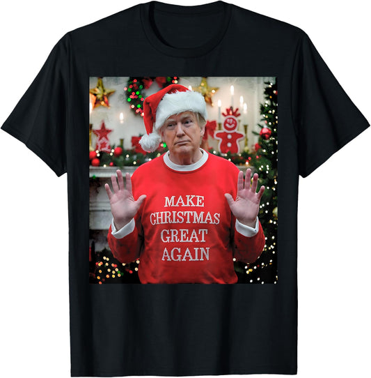 Make Christmas Great Again T-Shirt - T-Shirt | Black