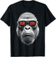 Bruh Gorilla Funny Big Ape Face Primate Bro Monkey T-Shirt - T-Shirt | Black