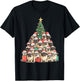 Pekingese Santa Christmas Tree Funny Xmas Dog Lover Pajama T-Shirt - T-Shirt | Black