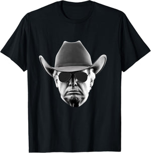 Cool Donald Trump Cowboy Hat US USA America President T-Shirt - T-Shirt | Black