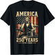 Vintage Abraham Lincoln Abe Lincoln Playing Drums 250 Years T-Shirt - T-Shirt | Black