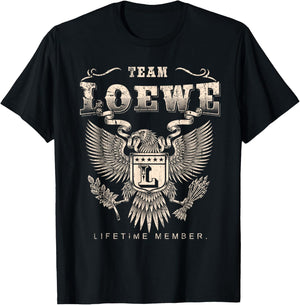 Team Loewe Lifetime Member - Loewe Name T-Shirt - T-Shirt | Black