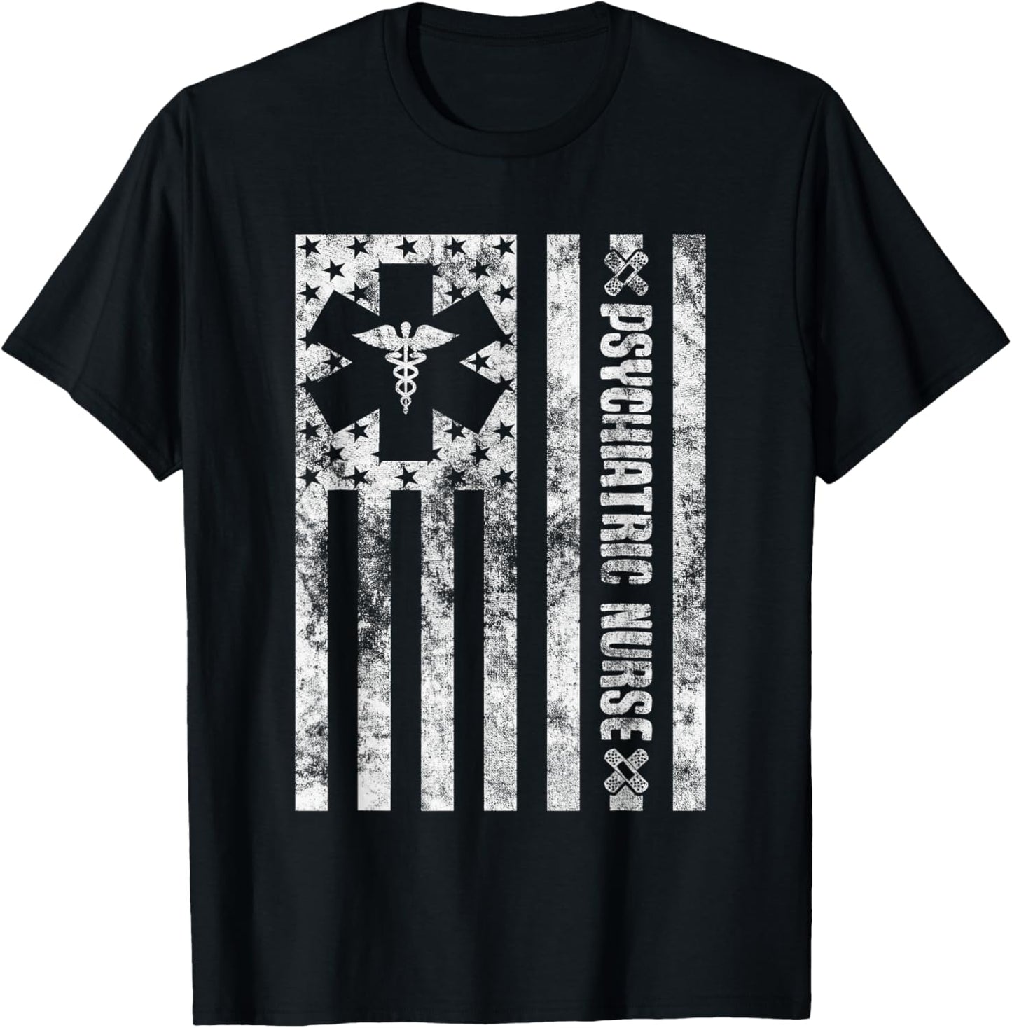 Psychiatric Nurse PMHNP Mental Health Nursing RN Psych Nurse T-Shirt - T-Shirt | Black