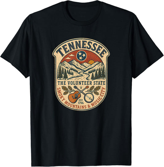 Vintage Tennessee T-Shirt - T-Shirt | Black