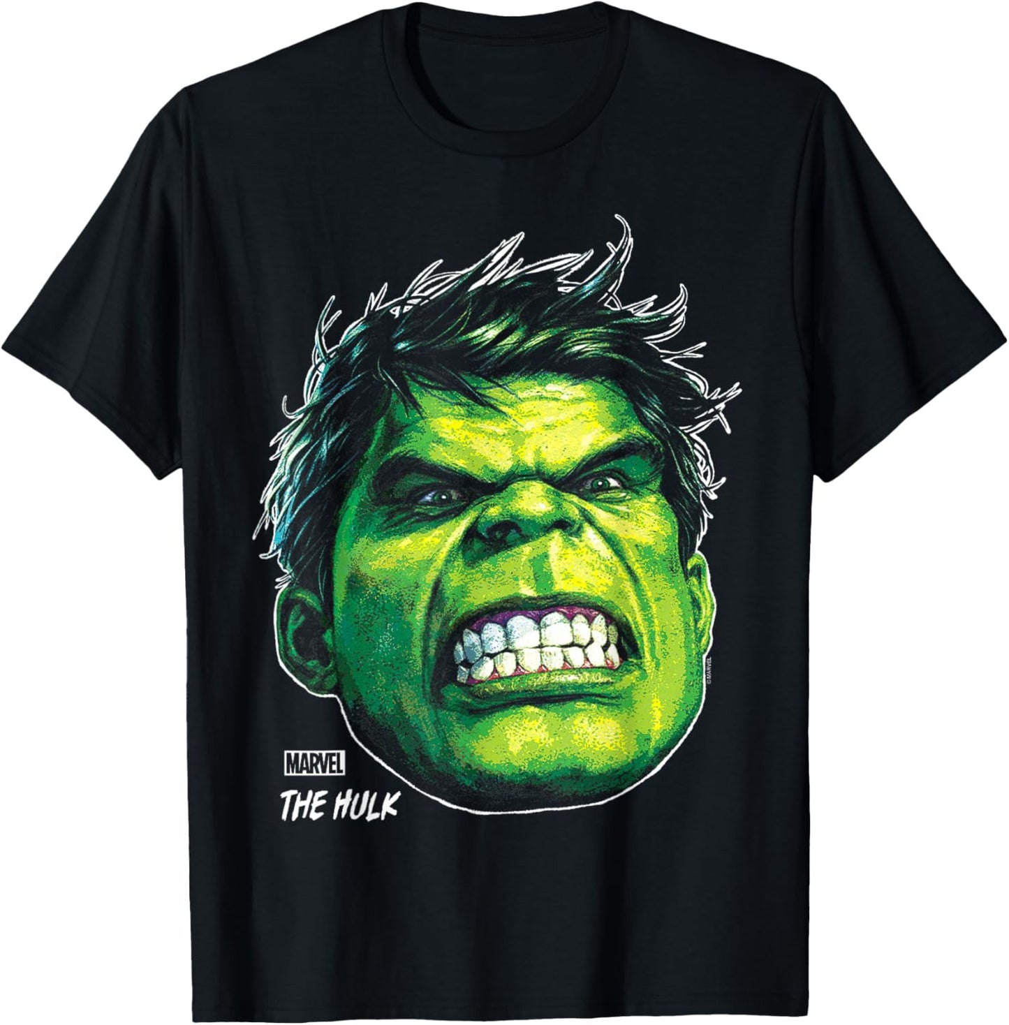 Hulk - Portrait T-Shirt - T-Shirt | Black