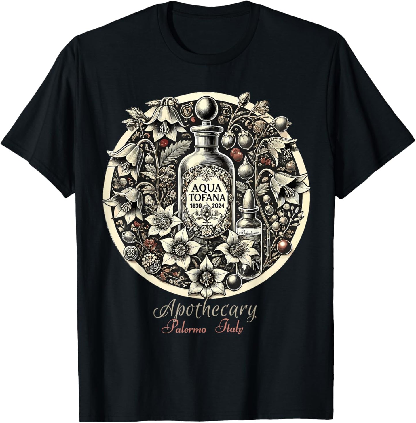 Aqua Tofana Costume Men Aqua Tofana T-Shirt - T-Shirt | Black