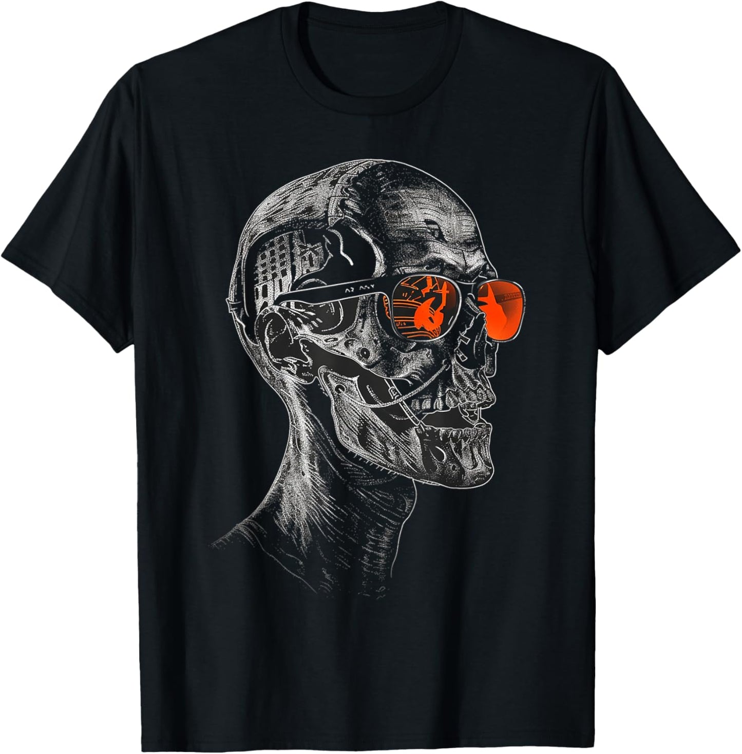 Zombie Costume Halloween Graphic Sunglasses Art Zombie T-Shirt - T-Shirt | Black