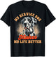 Service Dog Trainer Great Dane My Service Dog Makes My Life T-Shirt - T-Shirt | Black