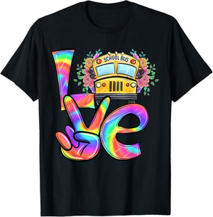 Cute Funny Patient Loving School Bus Driver Appreciation T-Shirt - T-Shirt | Black