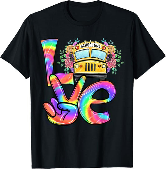 Cute Funny Patient Loving School Bus Driver Appreciation T-Shirt - T-Shirt | Black