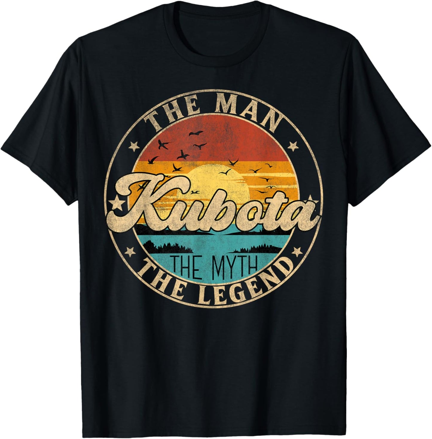 KUBOTA The Man The Myth The Legend First Name T-Shirt - T-Shirt | Black