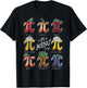 Pi Menu Pi Day 3.14 Funny Fruit Pie Menu Teachers Math Lover T-Shirt - T-Shirt | Black