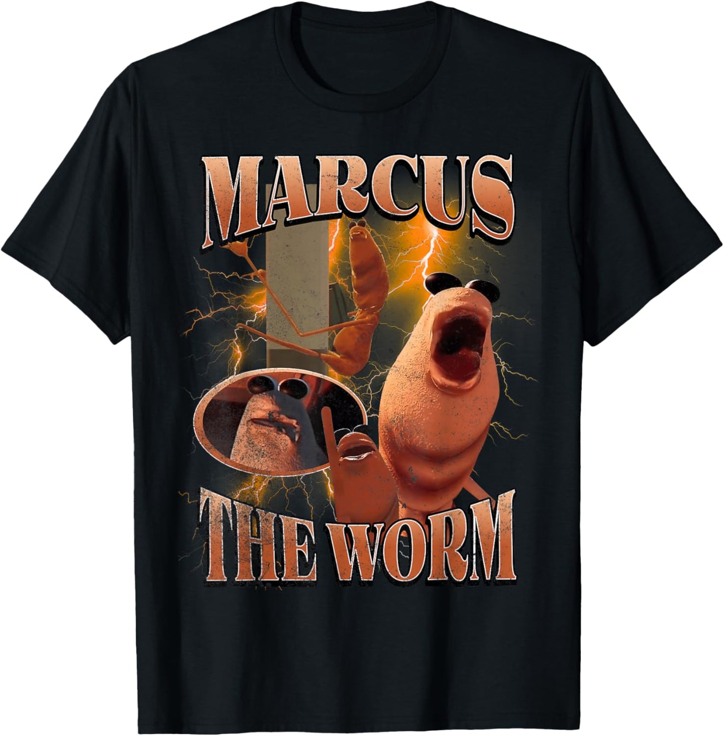 Marcus The Worm T-Shirt - T-Shirt | Black