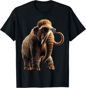 Mammut Woolly Hair Mammoth Weevil Mammoth Cute Mammoth T-Shirt - T-Shirt | Black