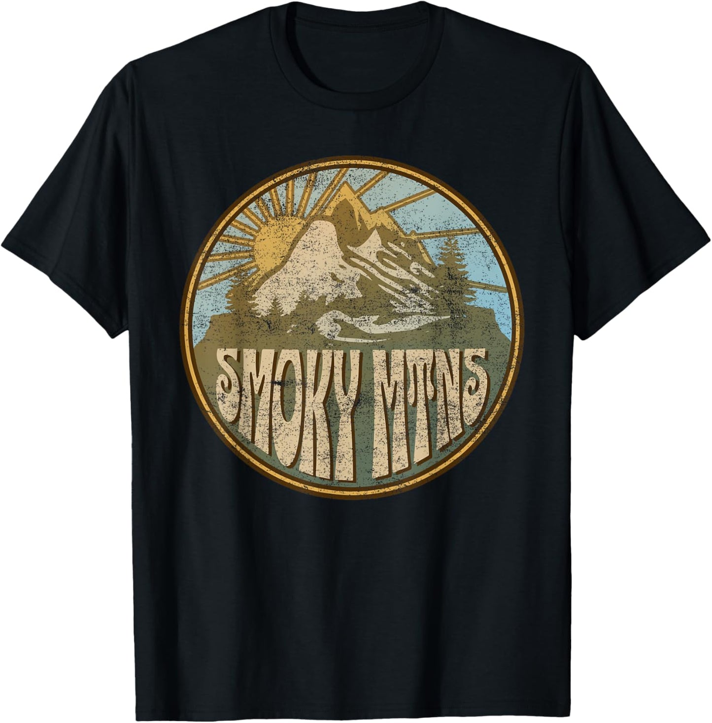 Smoky Mountains National Park T-Shirt - T-Shirt | Black