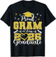 Super Proud Gram of 2026 Graduate Senior Graduation Family T-Shirt - T-Shirt | Black