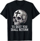 Memento Mori Catholic Crucifix Traditional Latin Mass Skull T-Shirt - T-Shirt | Black