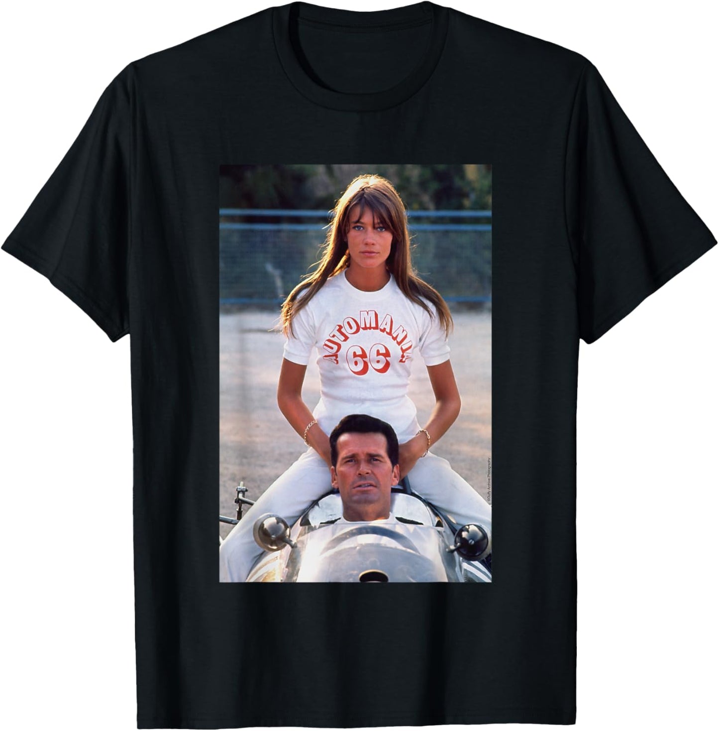 James Garner Françoise Hardy Film Duffy Archive Photography T-Shirt - T-Shirt | Black