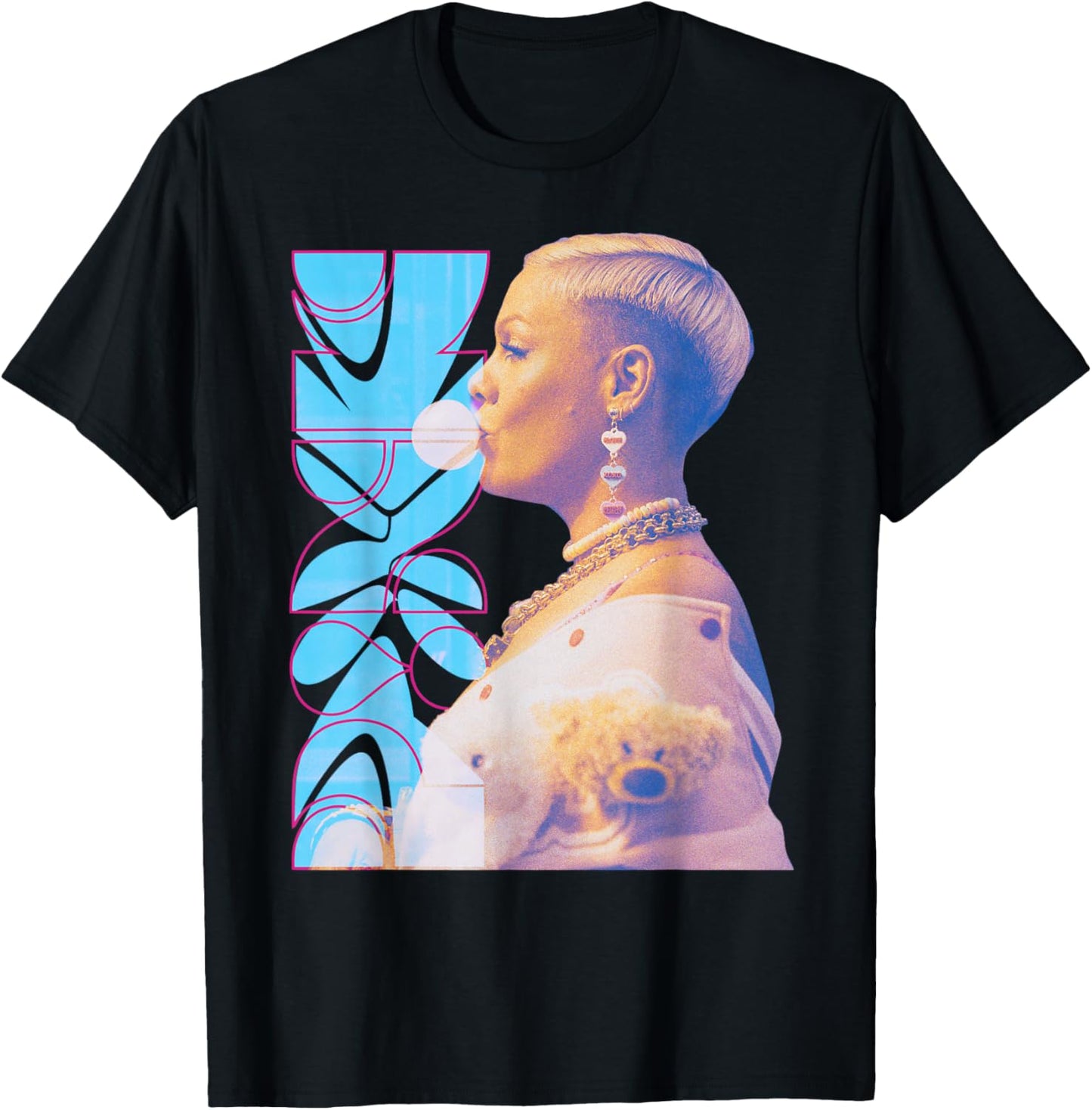 P!NK Bubblegum T-Shirt - T-Shirt | Black