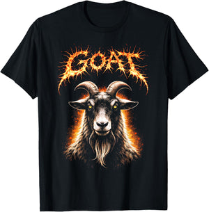 Goat Heavy Metal, Concert de Musique Animal Rock des années 80, Rock N Roll T-Shirt - T-Shirt | Black