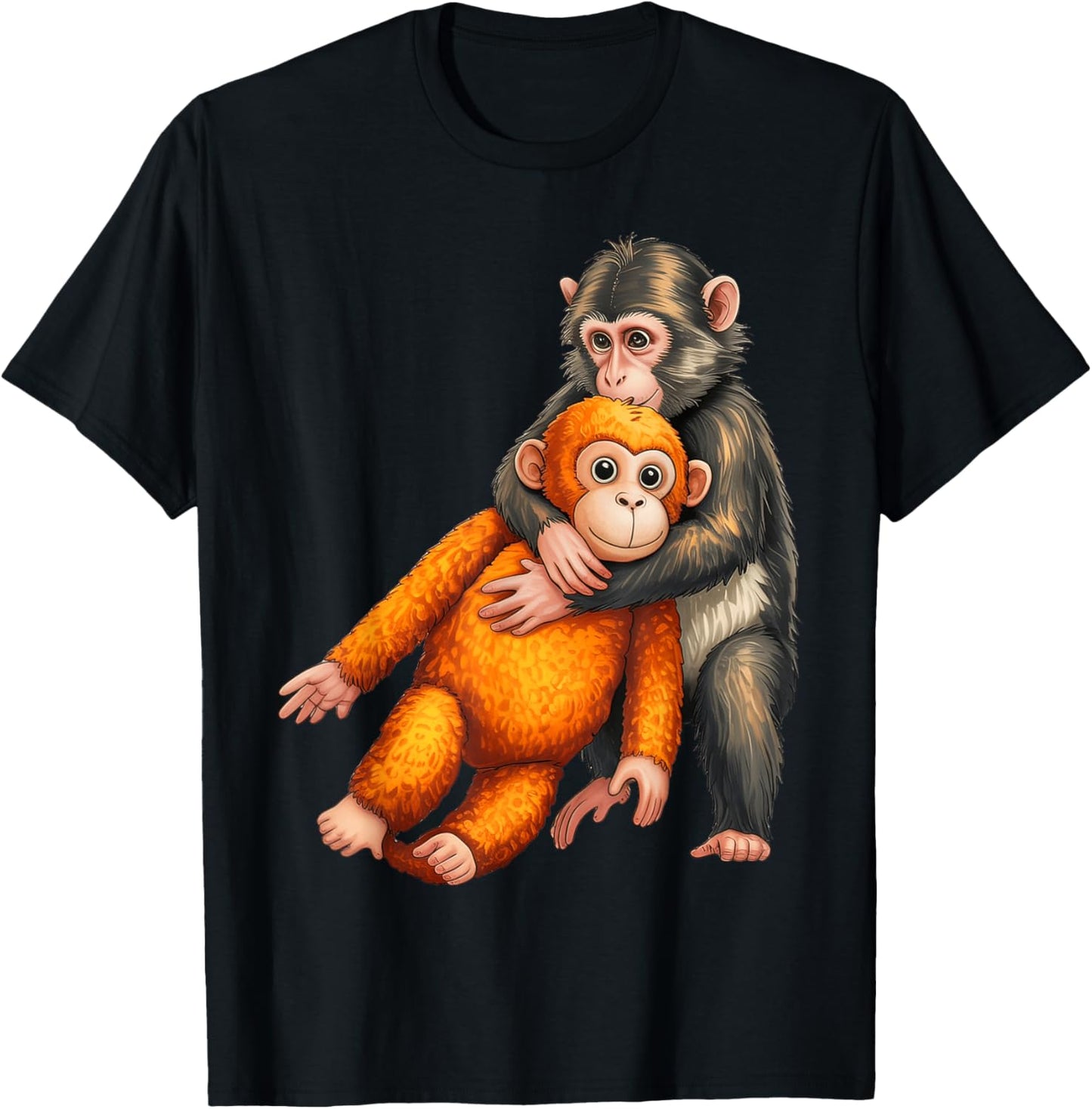 Baby Monkey Punch T-Shirt - T-Shirt | Black