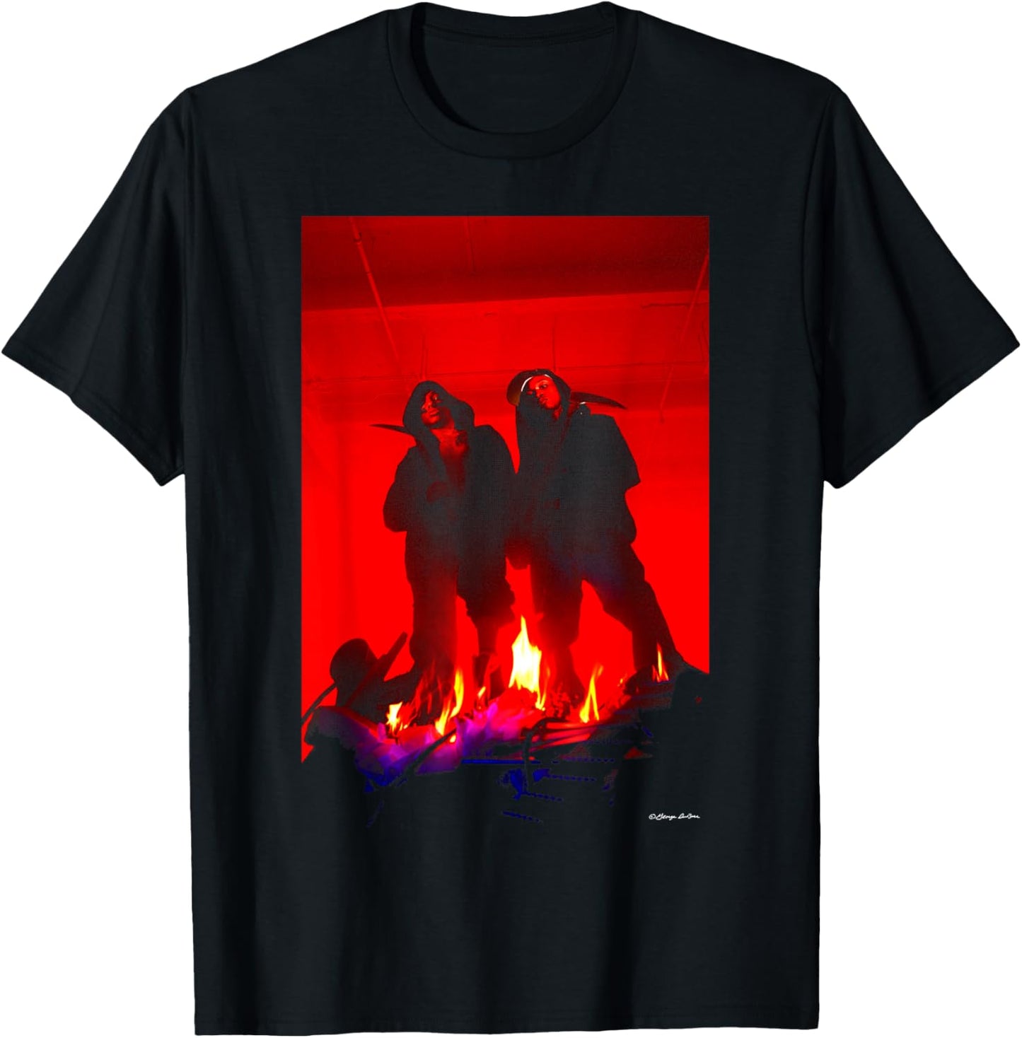 Mobb Deep Juvenile Hell Photo By George DuBose T-Shirt - T-Shirt | Black