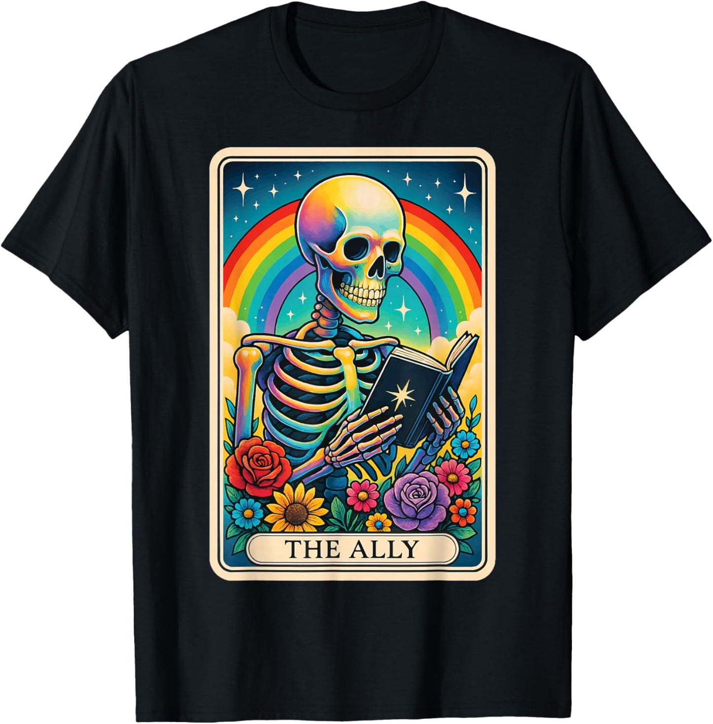 The Ally Tarot Card T-Shirt - T-Shirt | Black