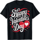 Happy Valentine's Day Valentines Day T-Shirt - T-Shirt | Black