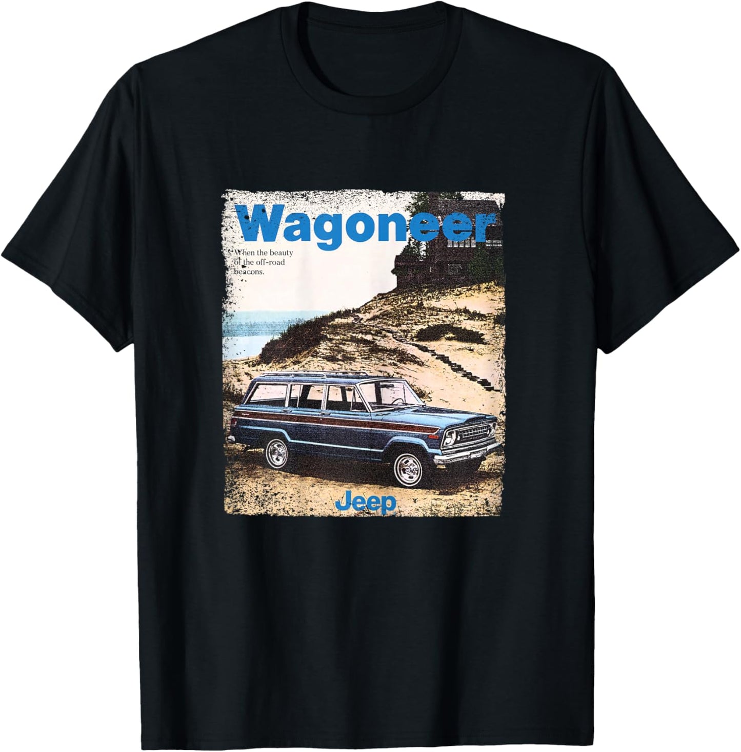 Jeep Wagoneer - Officially Licensed T-Shirt - T-Shirt | Black