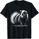 Skunk Lover Art Design T-Shirt - T-Shirt | Black
