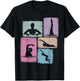 Swim Collage Swimmer Women Kids Swimming Coach Youth Girl T-Shirt - T-Shirt | Black