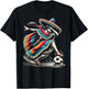 Mexican Girl Soccer Women Poncho - Chica Futbolista Mexicana T-Shirt - T-Shirt | Black