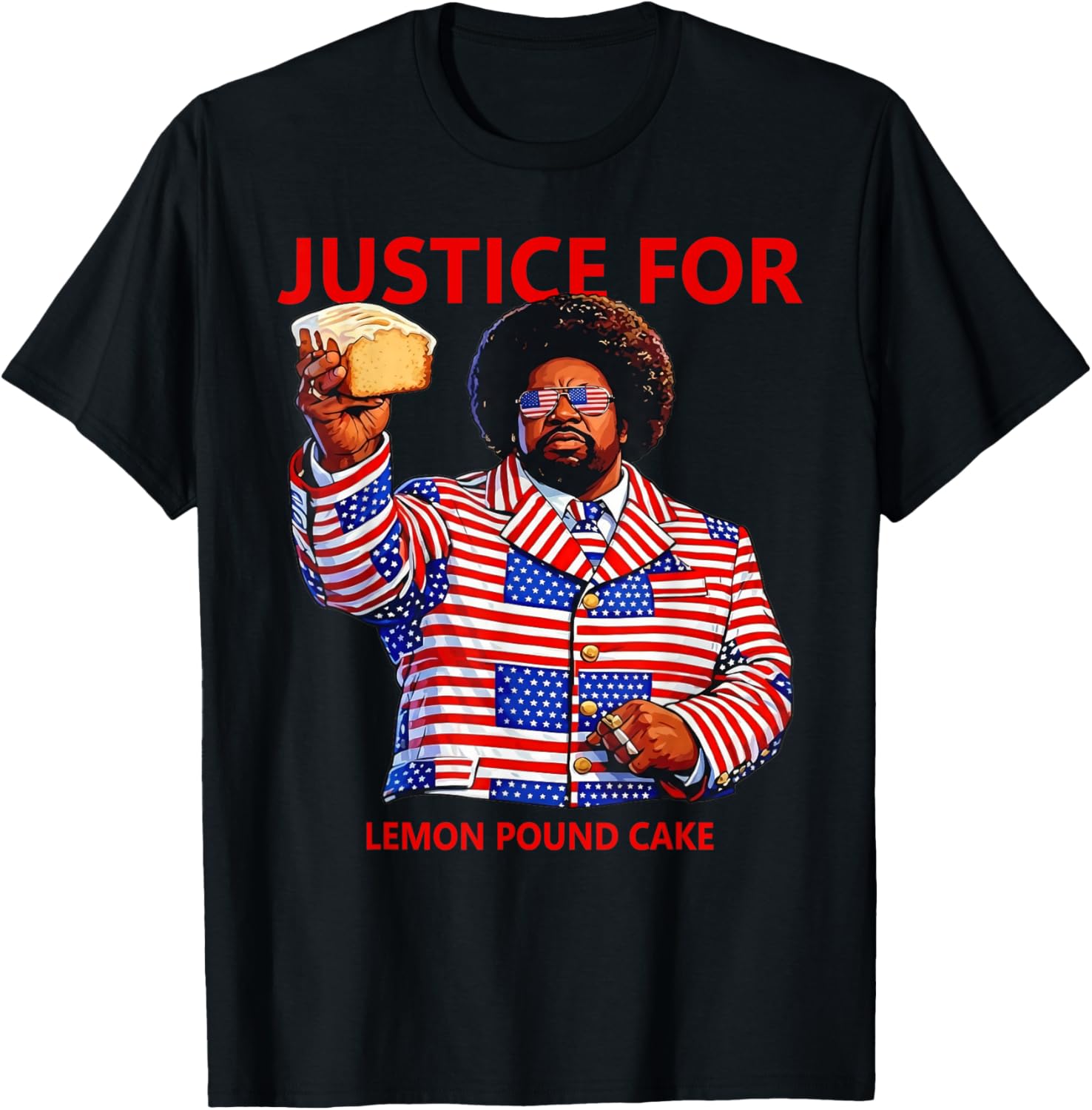 Justice for Lemon Pound Cake T-Shirt - T-Shirt | Black