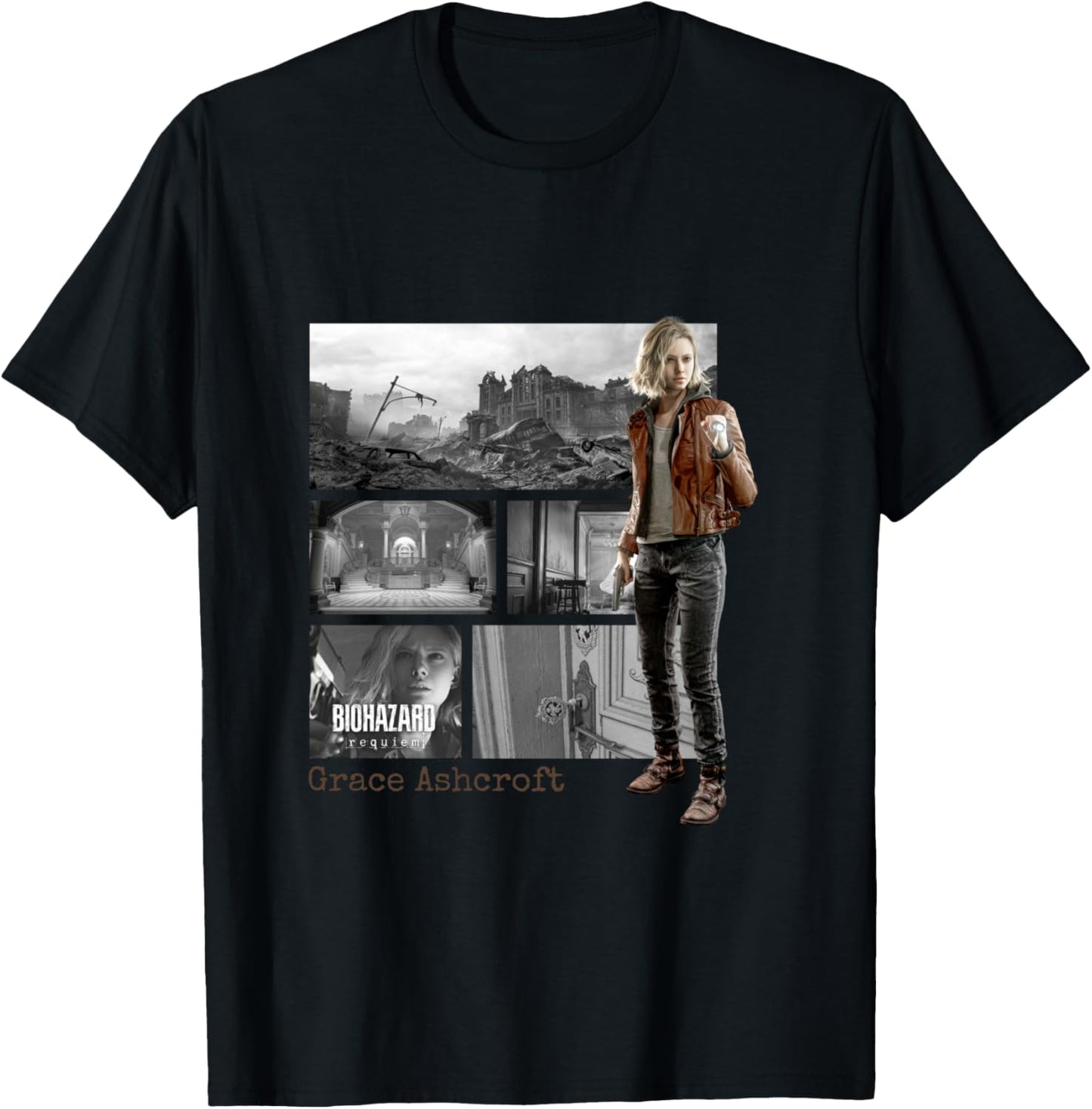 Resident Evil Requiem Grace FP T-Shirt - T-Shirt | Black