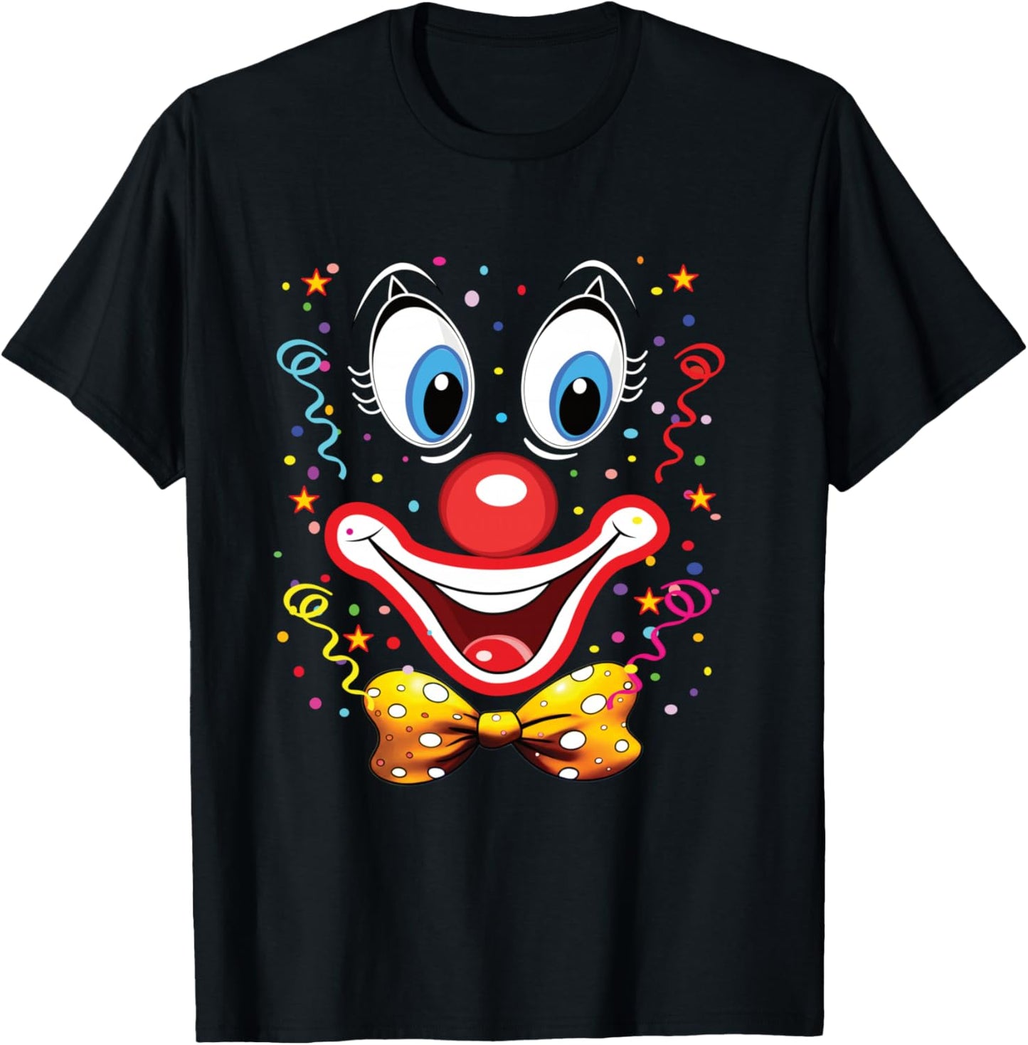 Clown Carnival Costume Clown Costume Clown Fancy Dress Confetti Shirt T-Shirt - T-Shirt | Black