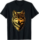 Loup Motif J'aime Les Loups Meute de Loups Loup Sauvage Manche Longue T-Shirt - T-Shirt | Black