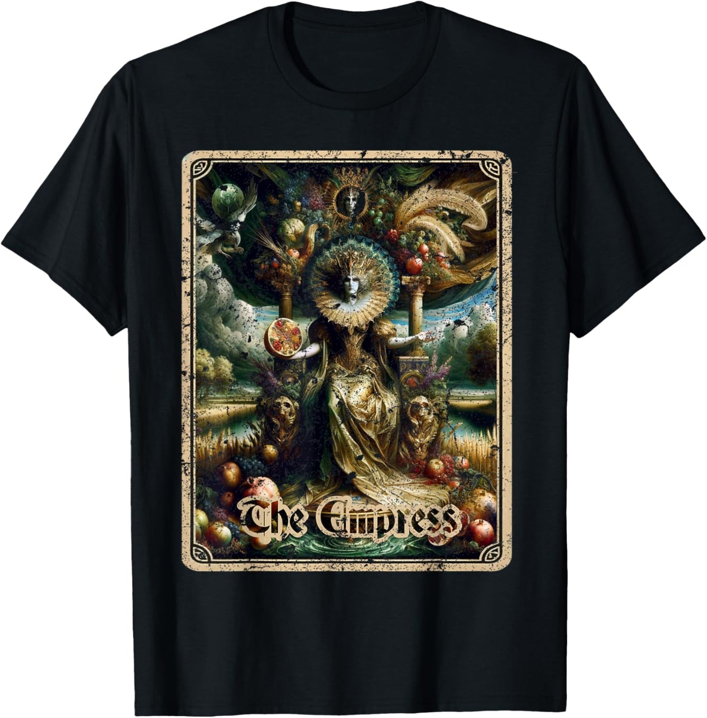The Empress Tarot Card Goth T-Shirt - T-Shirt | Black
