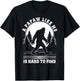 A Papaw Like Me Is Hard To Find, Sasquatch Bigfoot Papa Pops T-Shirt - T-Shirt | Black