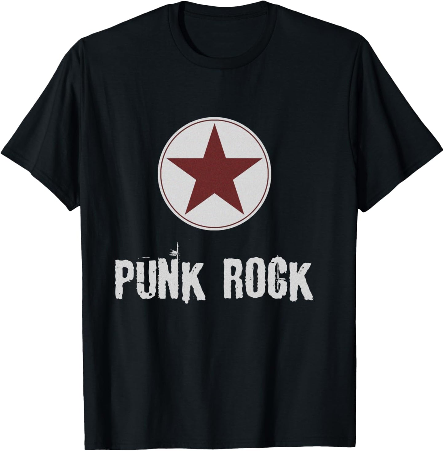 Punk Rock Star T-Shirt - T-Shirt | Black