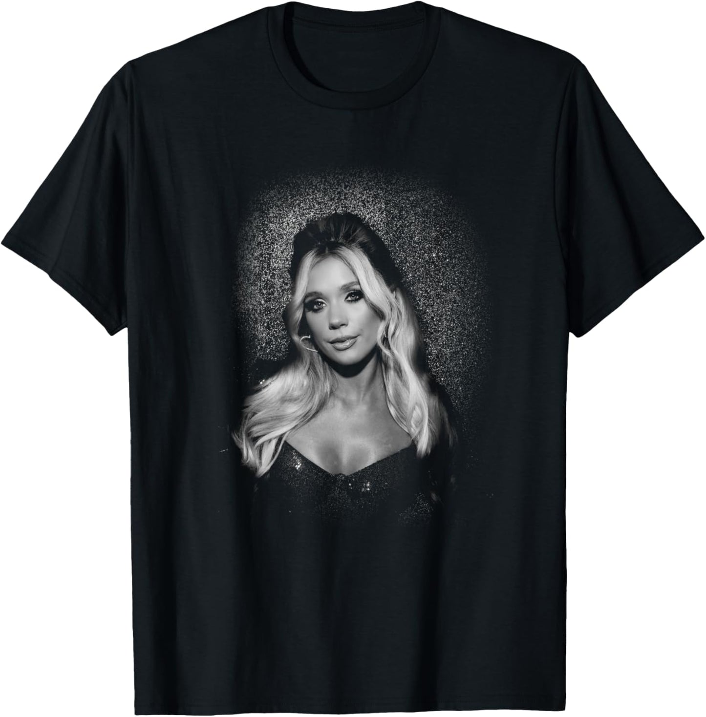 Megan Moroney Am I Okay B&W Portrait T-Shirt - T-Shirt | Black