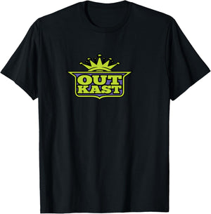 Outkast Spell Out Logo T-Shirt - T-Shirt | Black