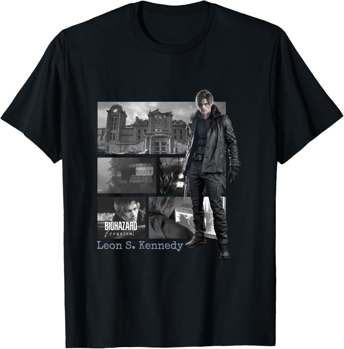 Resident Evil Requiem Leon FP Shirt T-Shirt - T-Shirt | Black