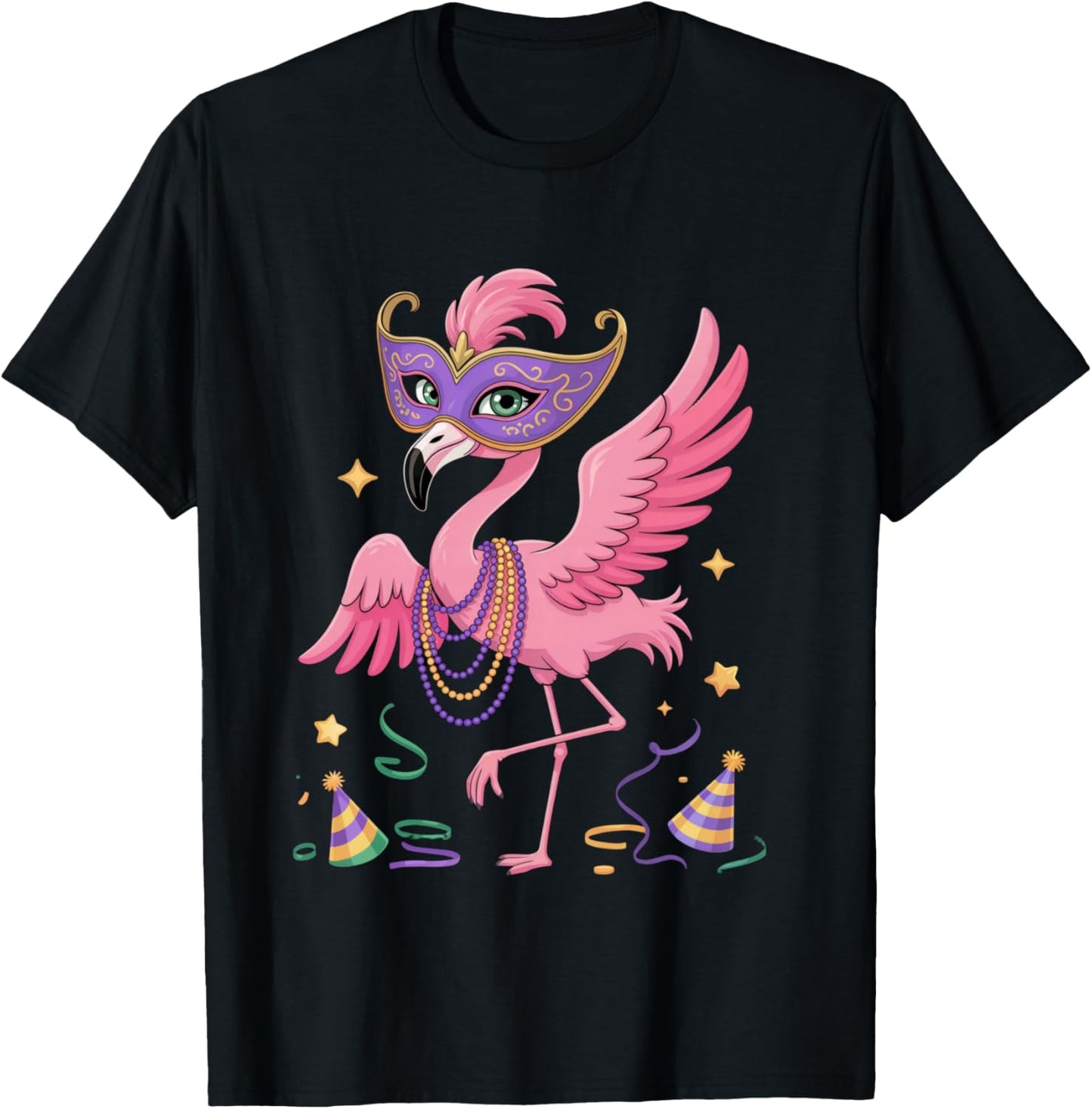Mardi Gras Costume and Men T-Shirt - T-Shirt | Black
