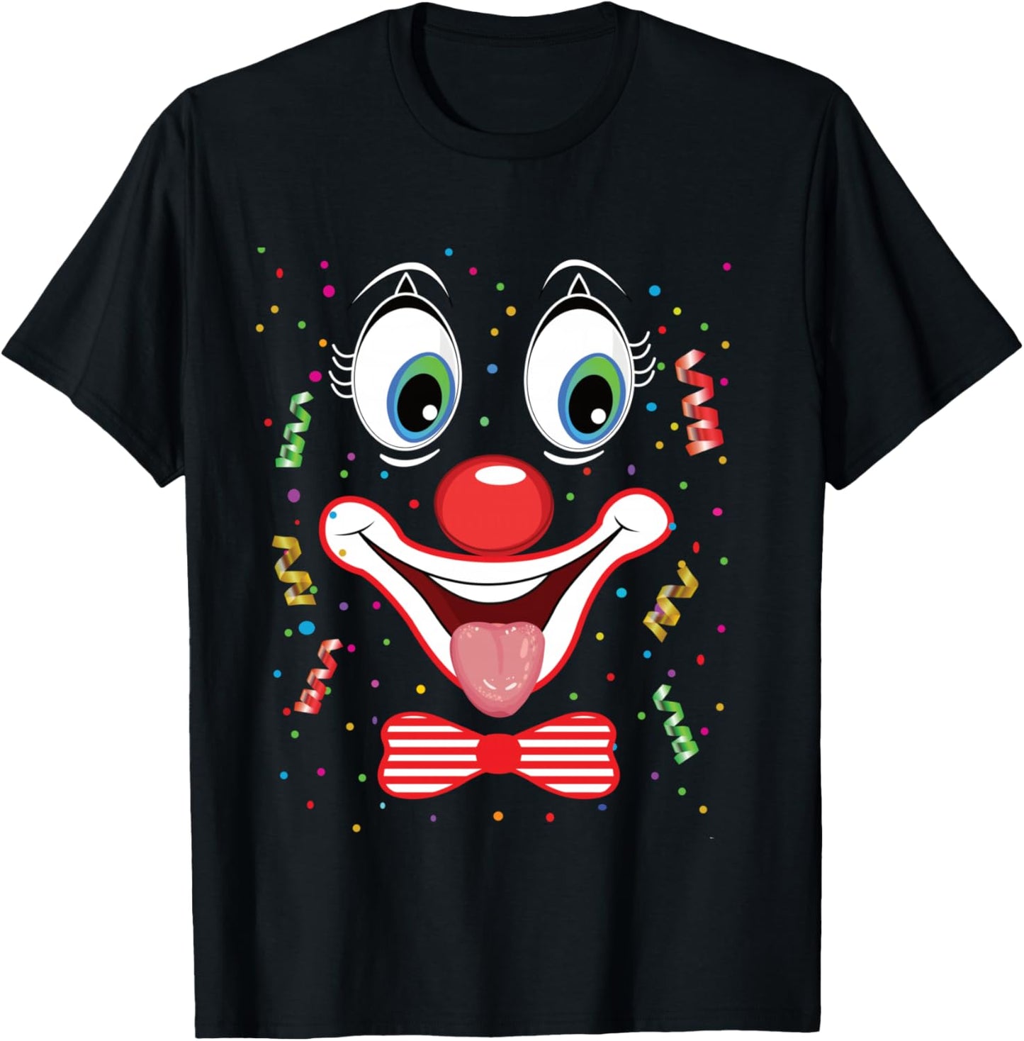 Clown Carnival Costume Clown Costume Clown Fancy Dress Shirt T-Shirt - T-Shirt | Black