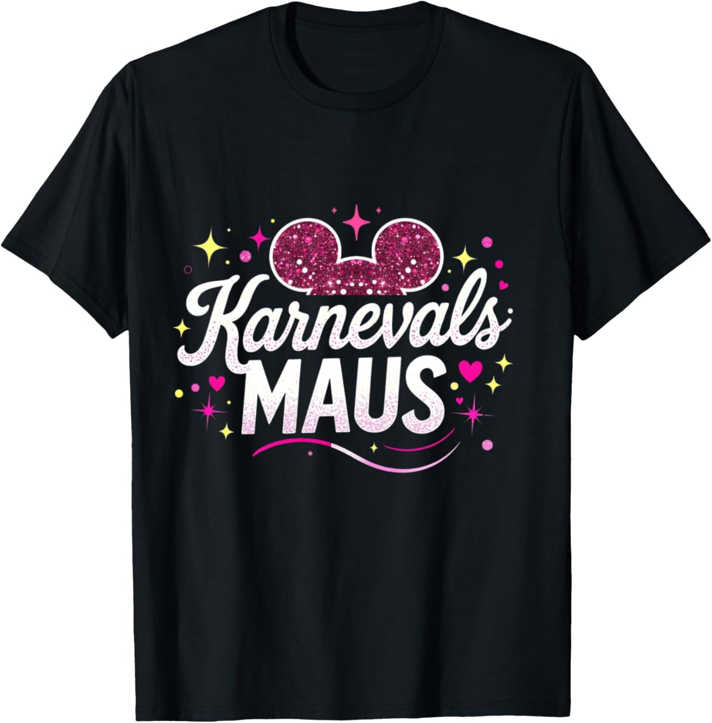 Carnival Mouse Cute Fancy Dress Motif and Children Shirt T-Shirt - T-Shirt | Black