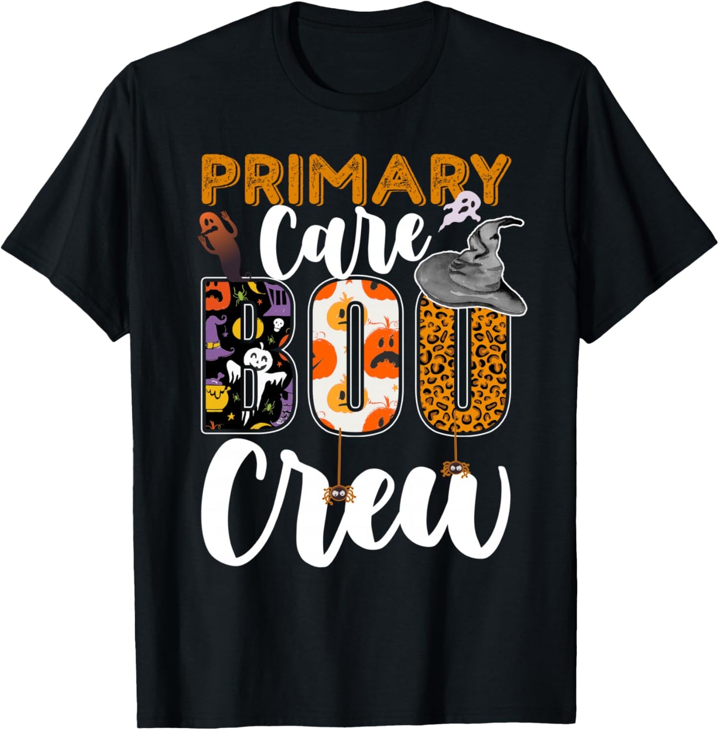 Primary Care Boo Crew Halloween Match Physician T-Shirt - T-Shirt | Black