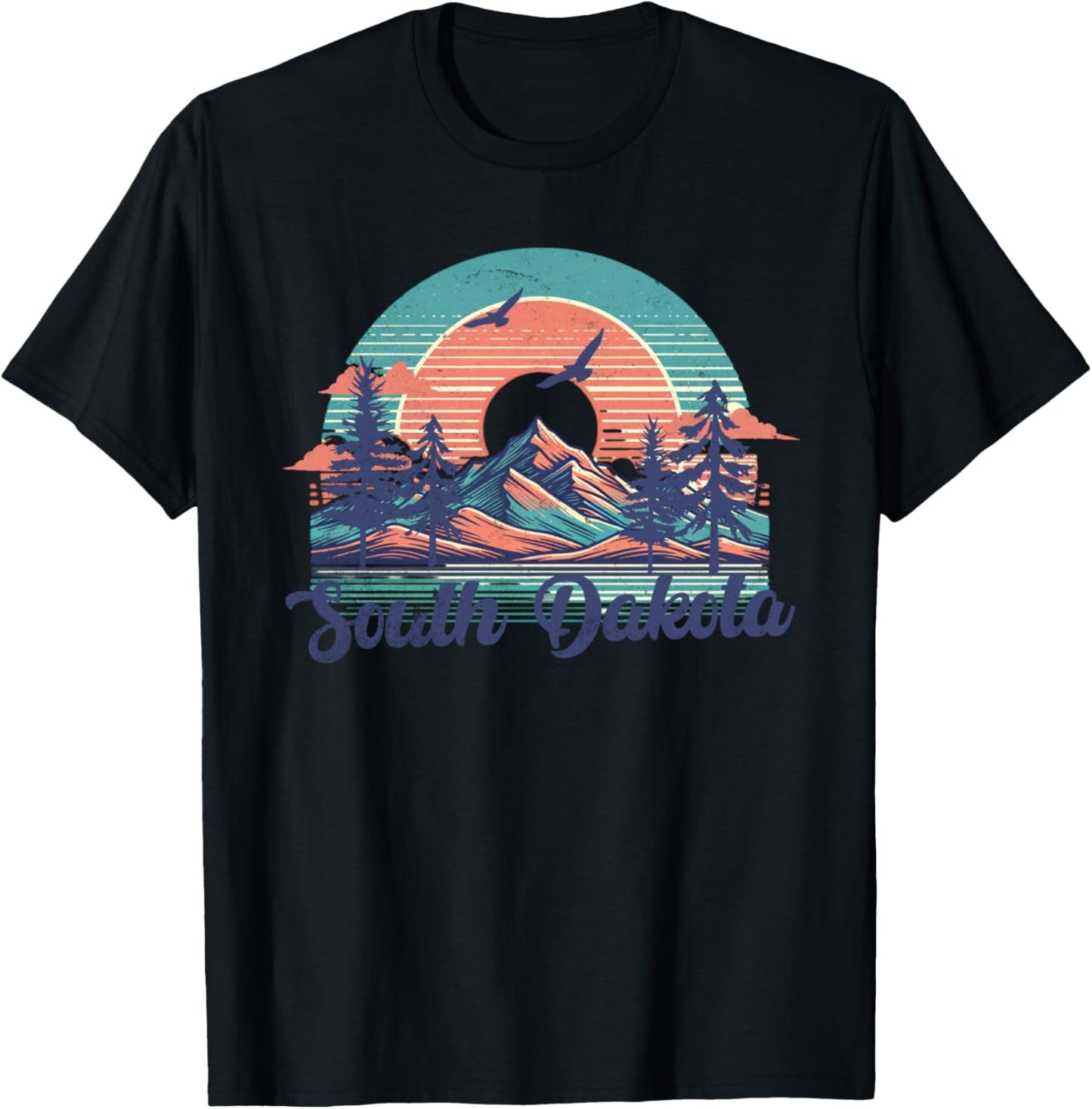 South Dakota T-Shirt - T-Shirt | Black