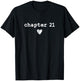 Chapter 21 | Book Lovers Readers & Authors 21st Birthday T-Shirt - T-Shirt | Black