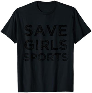 Save Girls Sports T-Shirt - T-Shirt | Black